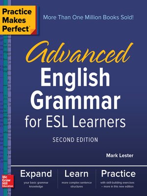 cover image of Advanced English Grammar for ESL Learners